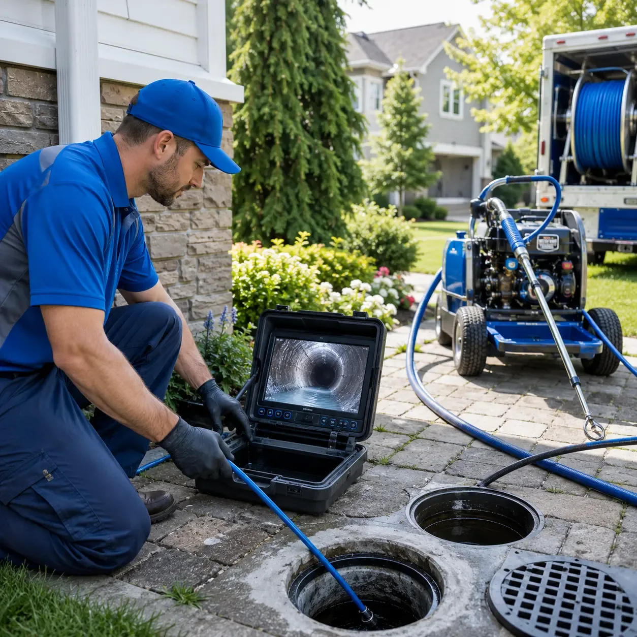 Outdoor drain cleaning professionals serving Mount Holly, VT